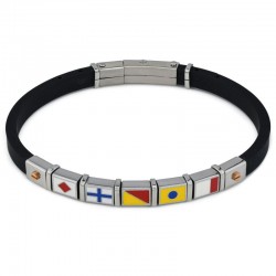 Image du Bracelet Boccadamo Man homme ABR711 Drapeaux