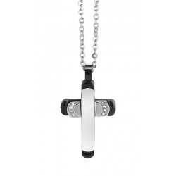 Acheter Collier Homme Boccadamo Man AGR163N Croix