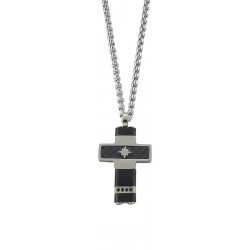 Acheter Collier Homme Boccadamo Man AGR229 Croix