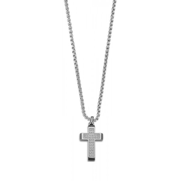 Image du Collier Boccadamo Man homme AGR233 Croix