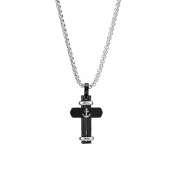 Image du Collier Boccadamo Man homme AGR253N Croix