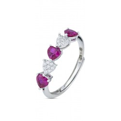 Image de la Bague Boccadamo Sophie Femme AN503R Cœurs