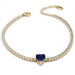 Image of the Boccadamo Sophie womens tennis Bracelet BR591DB Heart