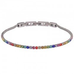 Image of the Boccadamo Scintille womens tennis Bracelet SV/BR25