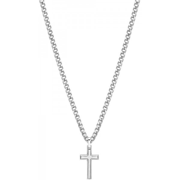 Buy Mens Brosway Necklace Ink BIK10 Cross