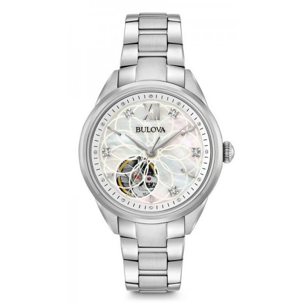 Acquistare Orologio Donna Bulova Classic 96P181 Diamanti Madreperla