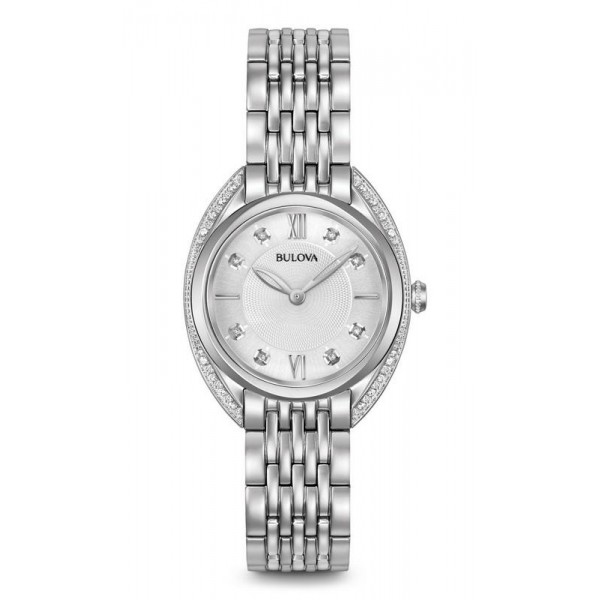 Acheter Montre Femme Bulova Curv Diamonds 96R212 Diamants Quartz