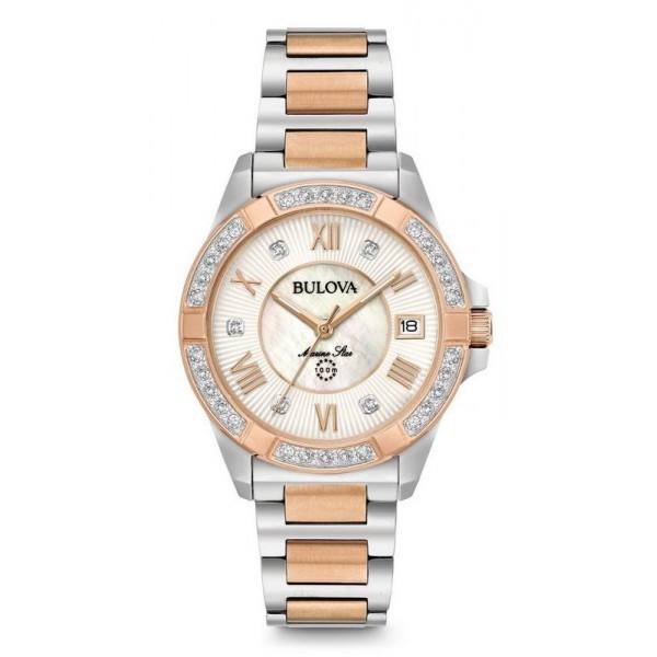 Acquistare Orologio Donna Bulova Marine Star 98R234 Diamanti Madreperla