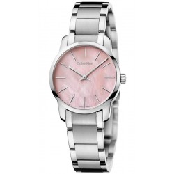 Acheter Montre Calvin Klein Femme City K2G2314E Nacre