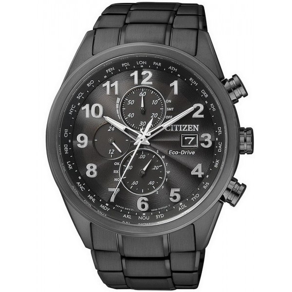 Acheter Montre Homme Citizen Chrono Eco-Drive Radio Pilotèe AT8018-56E