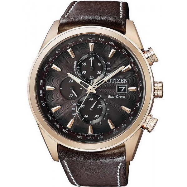 Acheter Montre Homme Citizen Chrono Eco-Drive Radio Pilotèe AT8019-02W