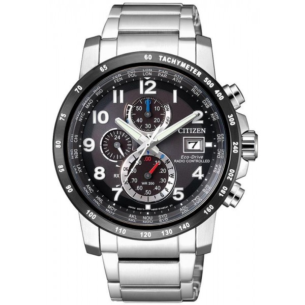 Kaufen Sie Citizen Herrenuhr Funkuhr H800 Sport Chrono Eco-Drive AT8124-83E