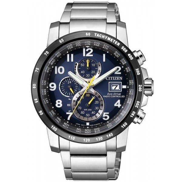 Acheter Montre Homme Citizen Radio Pilotèe H800 Sport Eco-Drive AT8124-91L