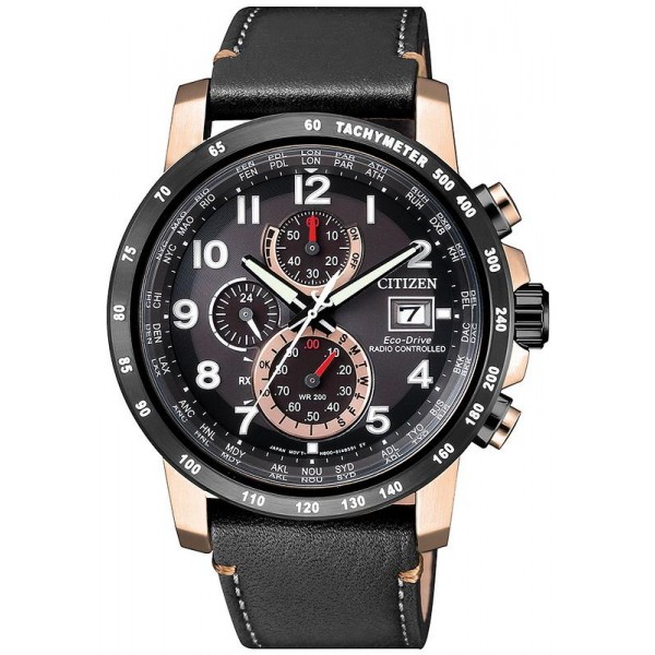 Kaufen Sie Citizen Herrenuhr Funkuhr H800 Sport Chrono Eco-Drive AT8126-02E