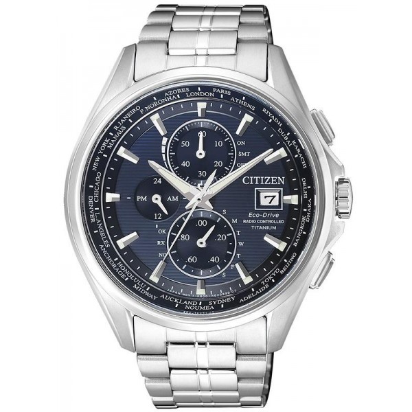 Kaufen Sie Citizen Herrenuhr Funkuhr H800 Chrono Eco-Drive Titan AT8130-56L