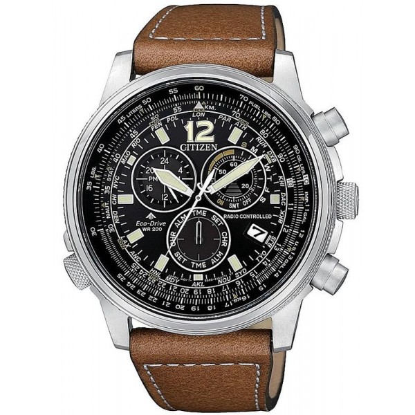 Comprar Reloj Hombre Citizen Radiocontrolado Crono Pilot CB5860-27E