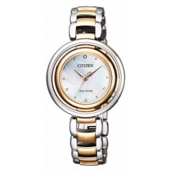 Acheter Montre Citizen Femme Lady Eco-Drive EM0666-89D Diamant Nacre