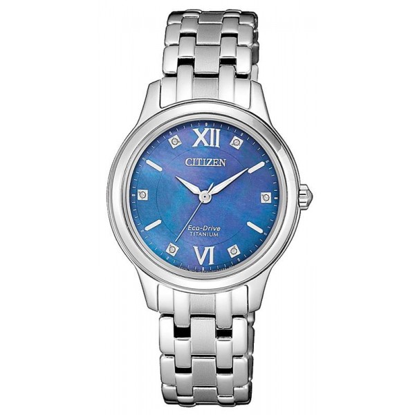Acquistare Orologio Citizen Donna Lady Super Titanio EM0720-85N Diamanti Madreperla