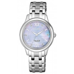 Comprar Reloj Citizen Mujer Lady Super Titanium EM0720-85Y Diamantes Madreperla