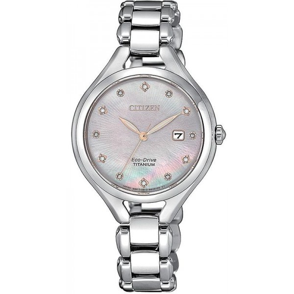 Acquistare Orologio Citizen Donna Lady Super Titanio EW2560-86Y Diamanti Madreperla