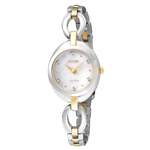 Kaufen Sie Citizen Damenuhr Eco-Drive EX1434-55D Perlmutt