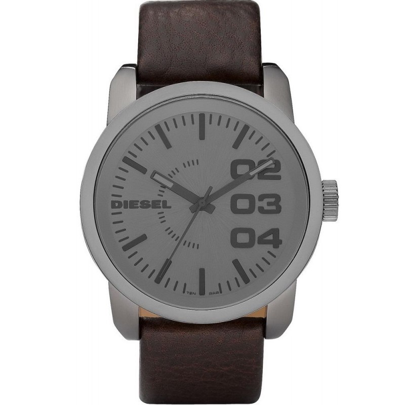 diesel men's double down watch