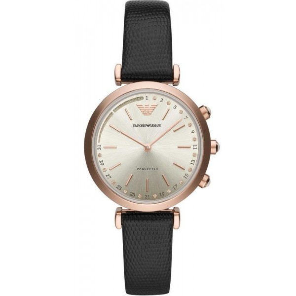 Emporio Armani Connected Damenuhr Gianni T-Bar ART3027 Hybrid Smartwatch Kaufen Sie Emporio Armani Connected Damenuhr Gianni T-Bar ART3027 Hybrid Smartwatch