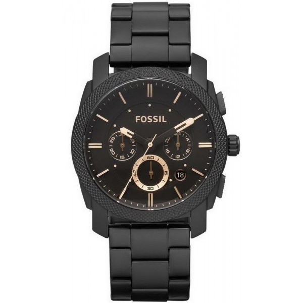 Купить Fossil Мужские Часы Machine FS4682 Кварцевый Хронограф