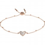 Comprar Pulsera Mujer Fossil Vintage Glitz JF03647791 Corazón
