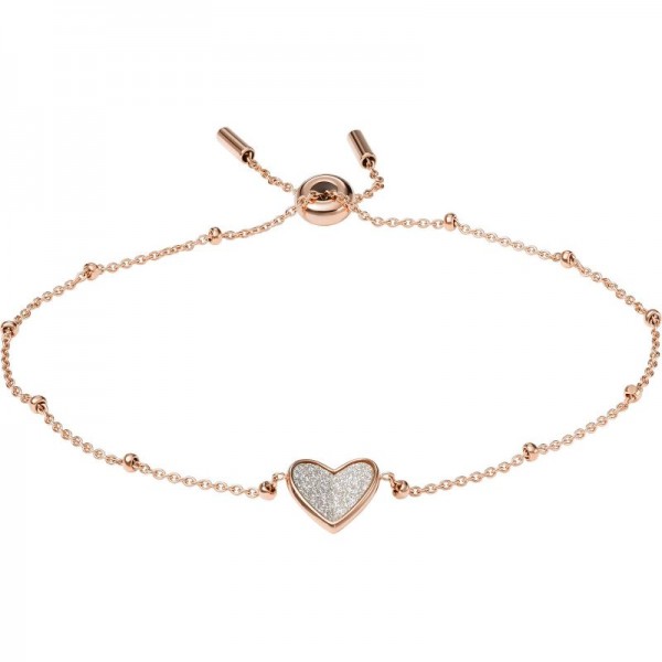 Comprar Pulsera Mujer Fossil Vintage Glitz JF03647791 Corazón