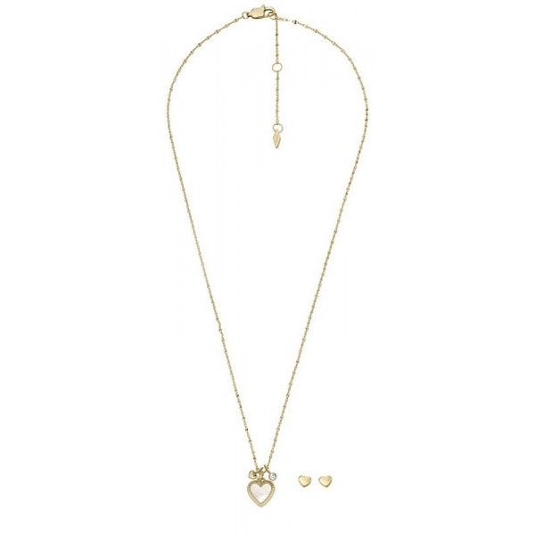 Immagine della Collana e Orecchini donna - Fossil Jewelry - JF04246SET - Cuore