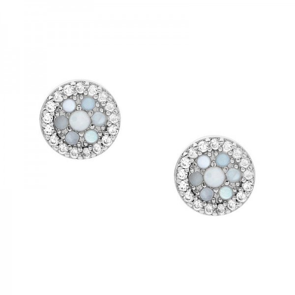 Comprar Pendientes Mujer Fossil Sterling Silver JFS00518040 Madreperla