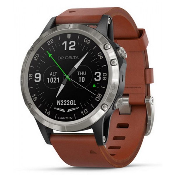 Kaufen Sie Garmin Herrenuhr D2 Delta Sapphire Aviator 010-01988-31 Aviation GPS Smartwatch