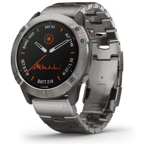 Garmin Herrenuhr Fēnix 6X Pro Solar 010-02157-24 GPS Multisport Smartwatch kaufen