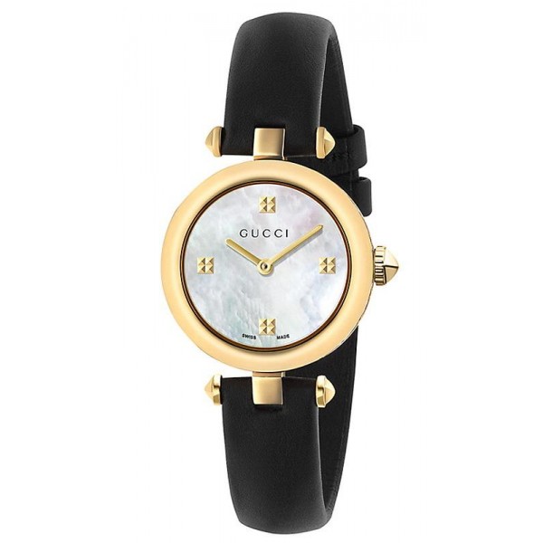 Kaufen Sie Gucci Damenuhr Diamantissima Small YA141505 Perlmutt Quartz