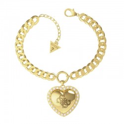 Buy Guess Ladies Bracelet Thats Amore JUBB01075JWYGS Heart