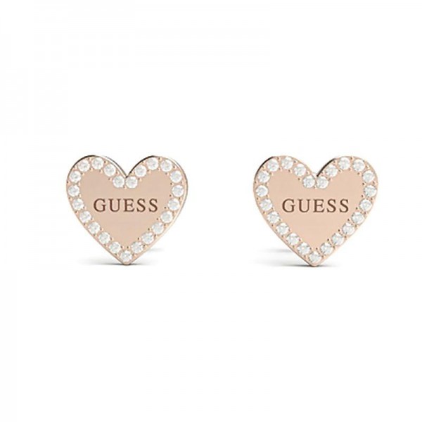 Acheter Boucles dOreilles Femme Guess Heart To Heart JUBE01082JWRGT/U Cœur