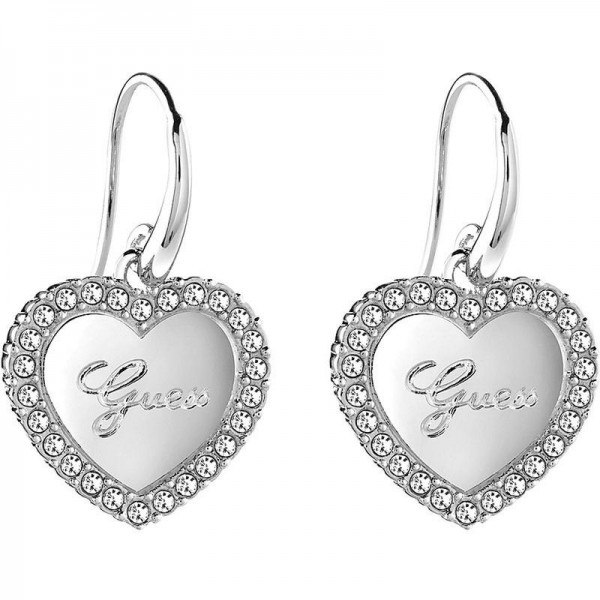 Acheter Boucles d'Oreilles Femme Guess Iconic UBE21510 Cœur