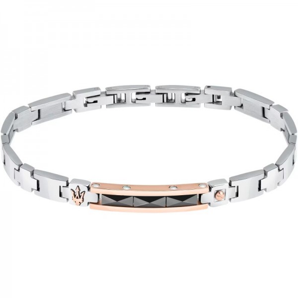 Image of the Maserati Ceramic Mens Bracelet JM423ATZ32