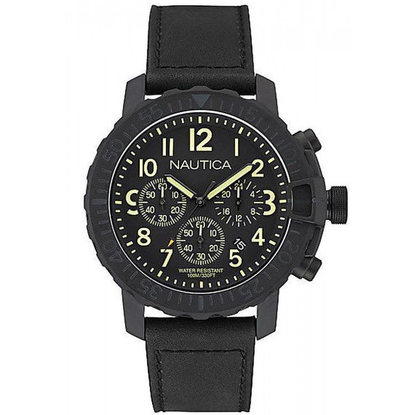 Kaufen Sie Nautica Herrenuhr NMS 01 USS NAI21006G Chronograph