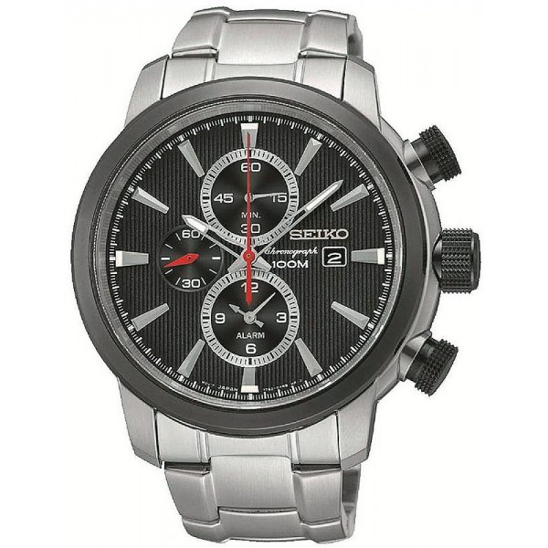 Acheter Montre Homme Seiko Neo Sport Alarm Chronograph Quartz SNAF47P1