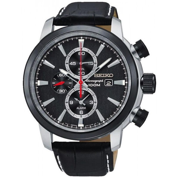 Acheter Montre Homme Seiko Neo Sport Alarm Chronograph Quartz SNAF47P2