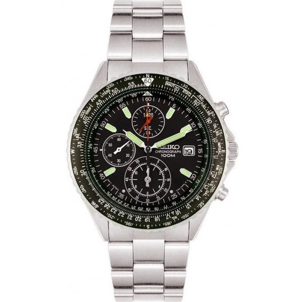 Acheter Montre Homme Seiko Flightmaster Pilot Chronograph Quartz SND253P1
