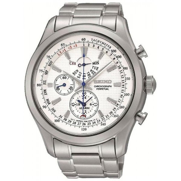 Acheter Montre Homme Seiko Chronograph Perpetual Calendar Alarm SPC123P1