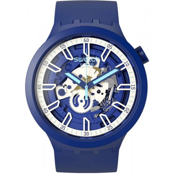 Swatch Uhr Big Bold Iswatch Blue SB01N102 kaufen