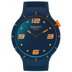 Swatch Watch Big Bold Futuristic Blue SO27N110