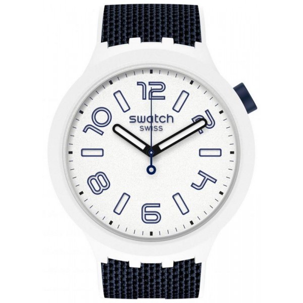 Buy Swatch Watch Big Bold Deep Snow SO27W102