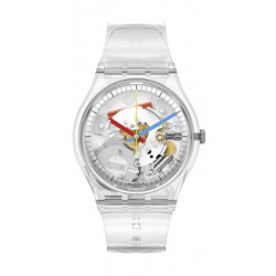 Swatch Унисекс Часы Clearly Gent SO28K100