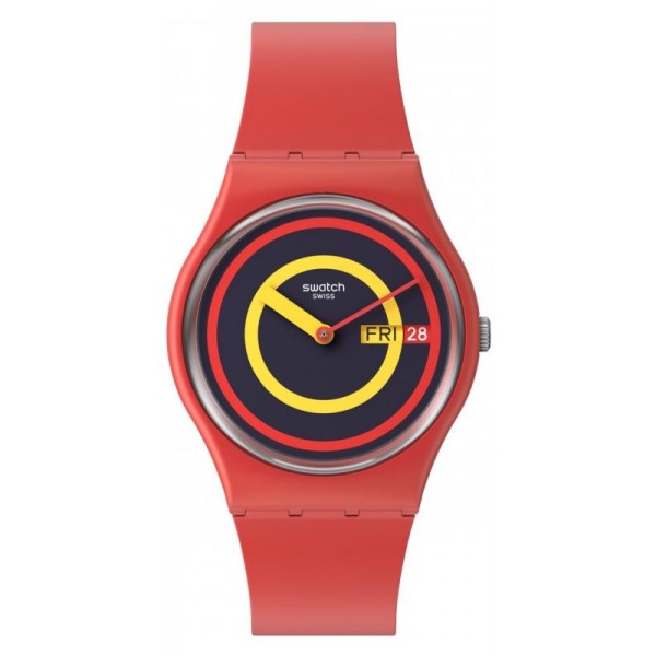 Acheter Montre Unisex Swatch Gent Swatch Concentric Red SO28R702