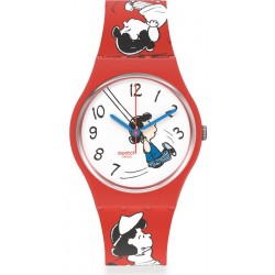 Orologio Swatch Peanuts Klunk! Lucy Van Pelt SO28Z106